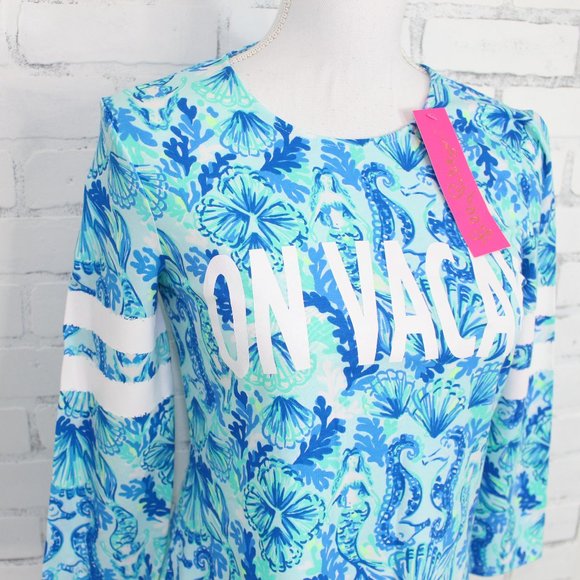 Lilly Pulitzer On Vacay Ollie Top (NWT) 💕 💕 HOST PICK 💕 💕 - Picture 3 of 7